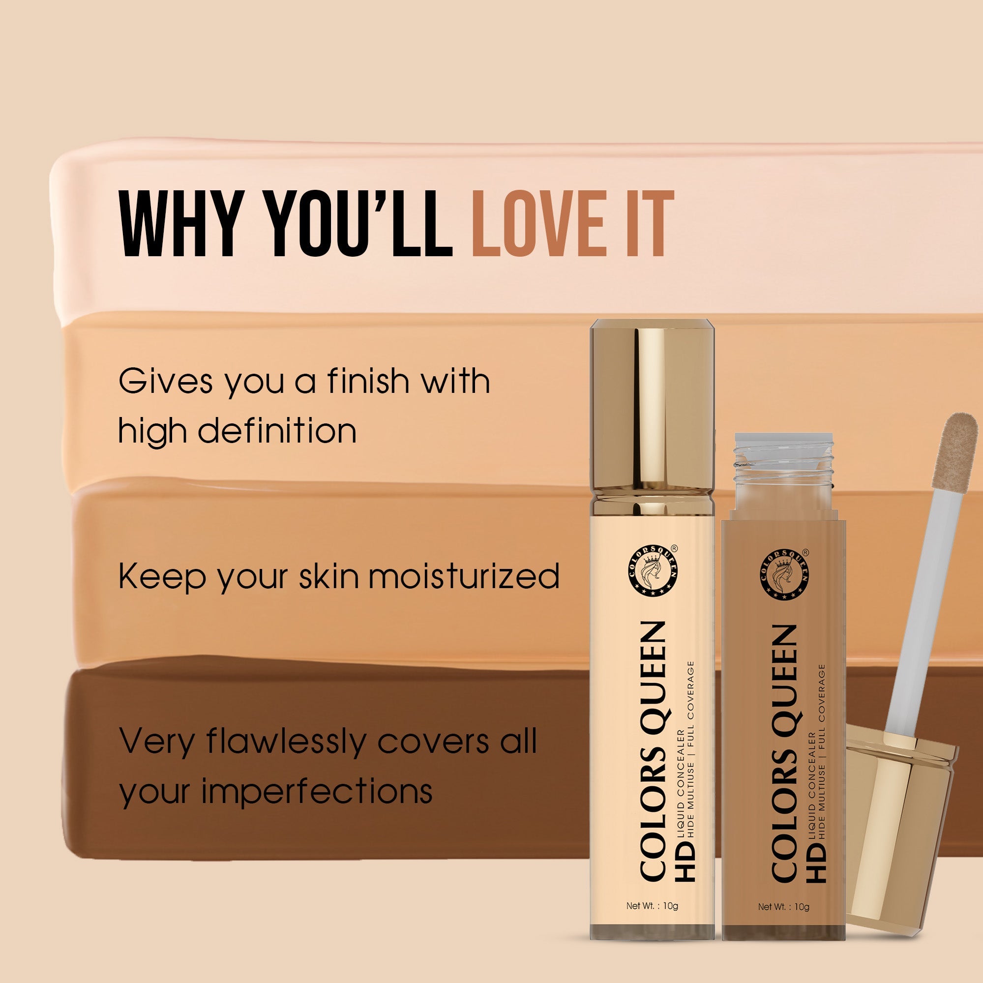 HD Liquid Concealer | 10 Gram