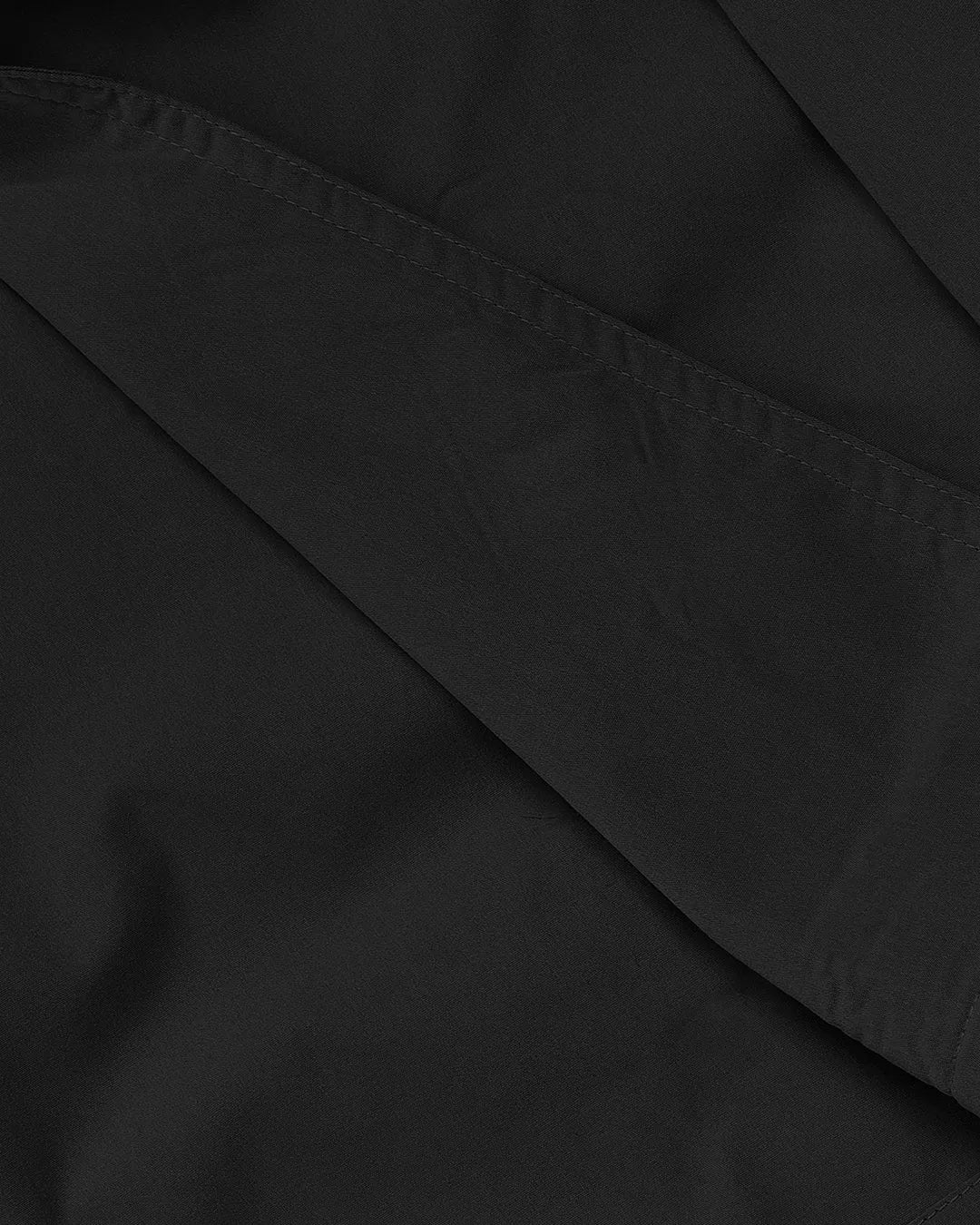 Belted Lapel Collar Cropped Waistcoat in Black