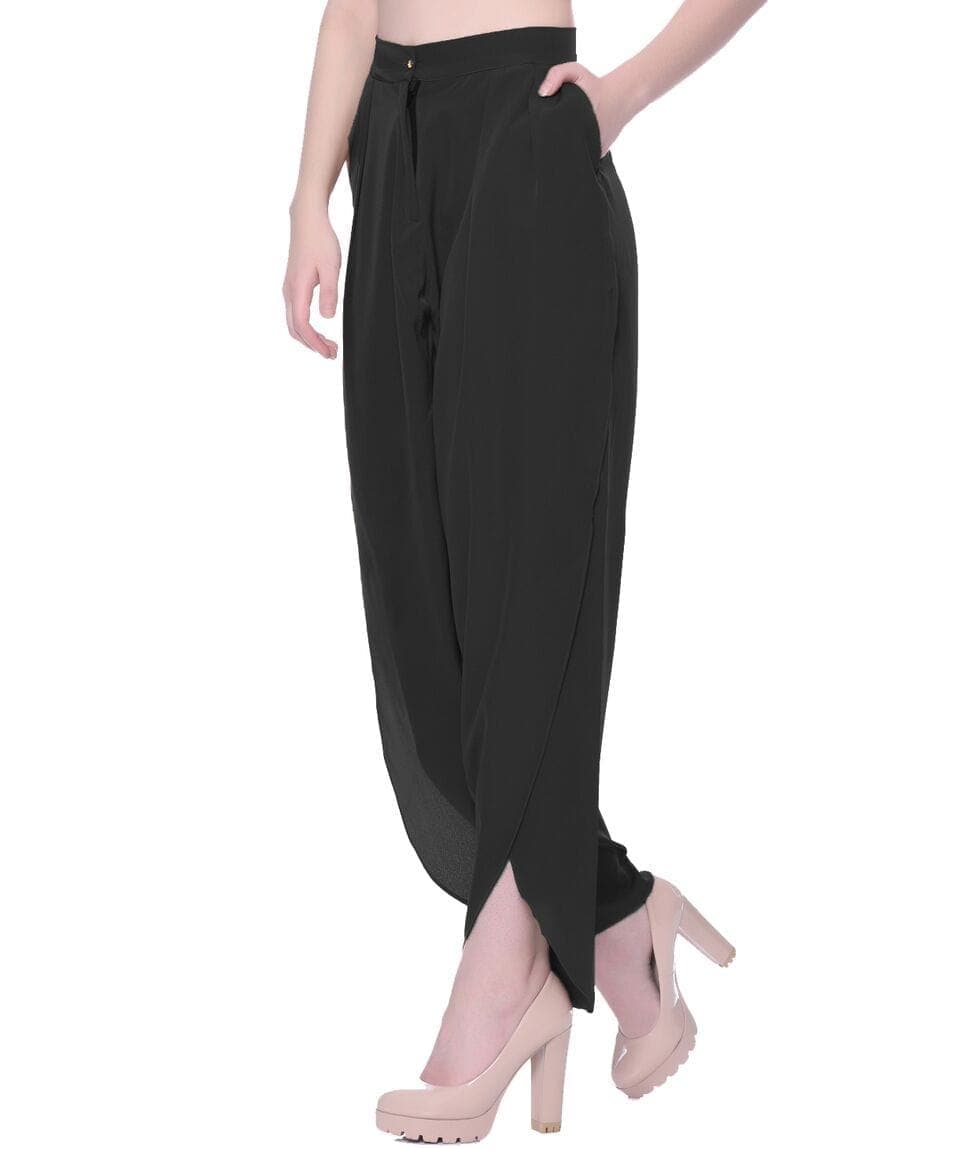 Adjustable Crepe Tulip Pants
