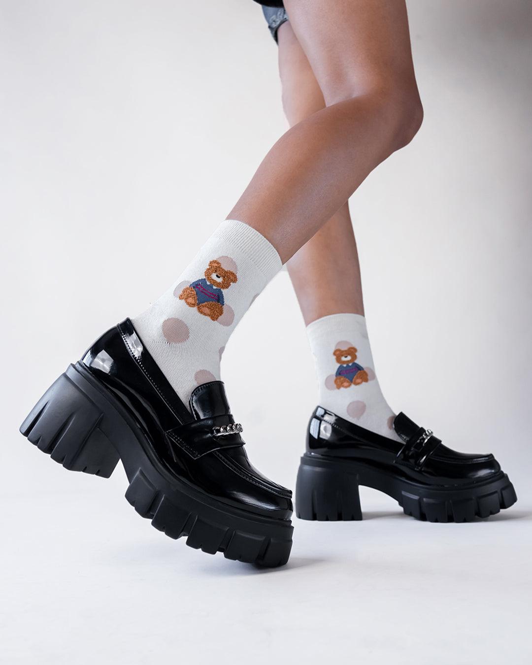 Blackpink Like Vibe Black Chunky Oxford