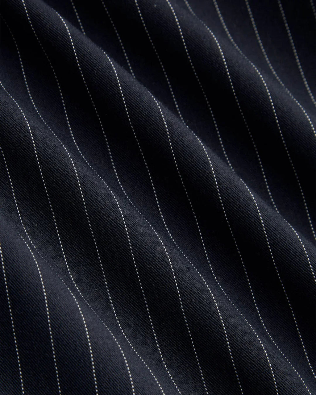 Boat Neck Stripe Knotted Top in Navy Blue