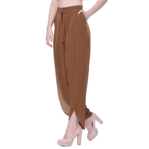 Adjustable Crepe Tulip Pants