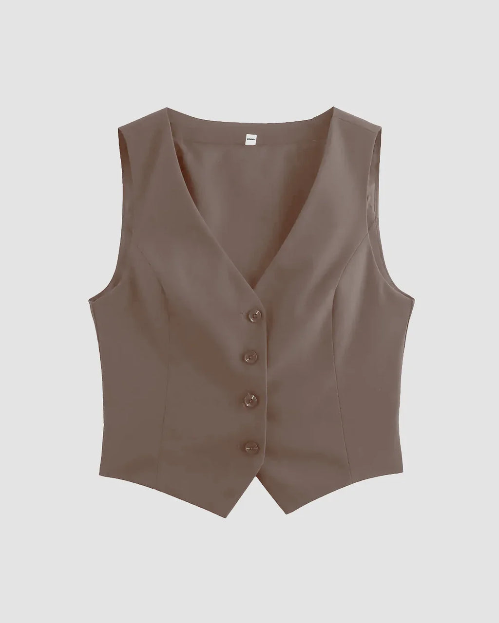Cappuccino Waistcoat and Wide Leg Trouser Co-Ord Set
