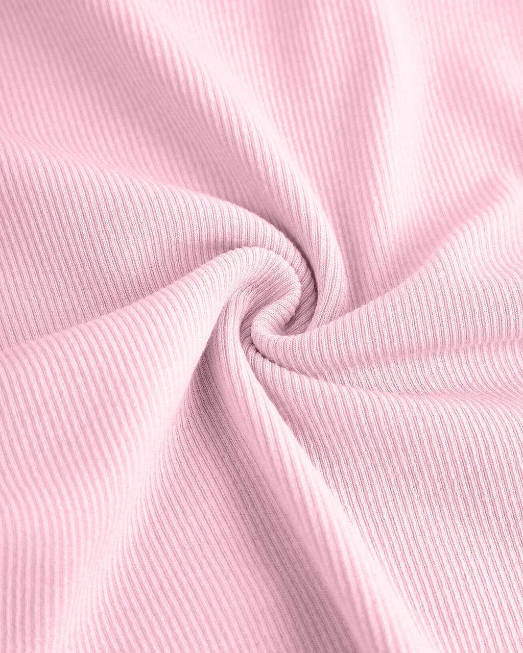 Casual Cowl Neck Ruched Side Tie Long Sleeve Top in Light Pink