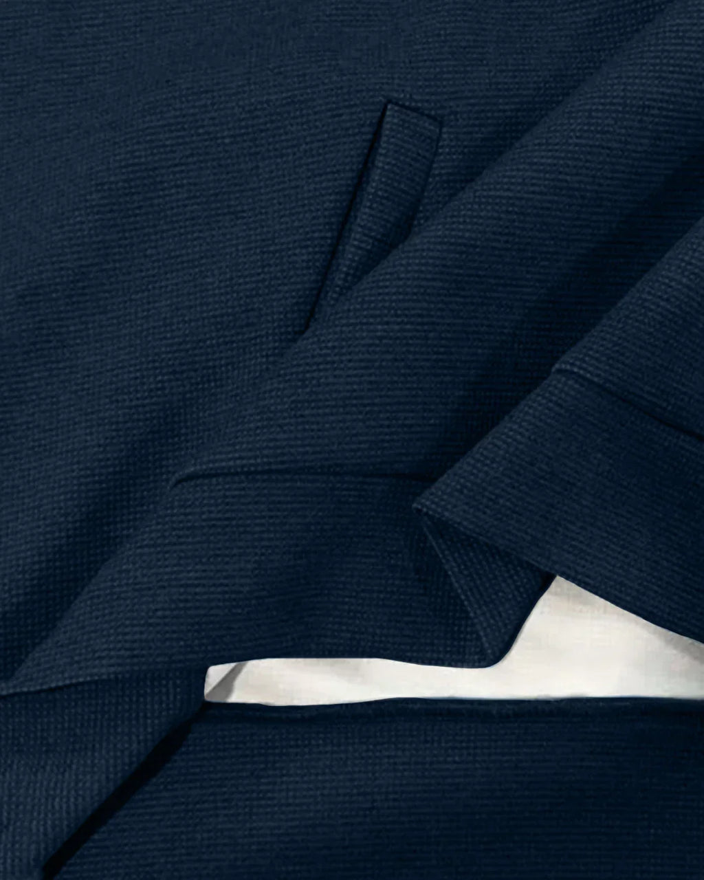 Casual V-Neck Relaxed Fit Full Sleeve Sweatshirt in Blue