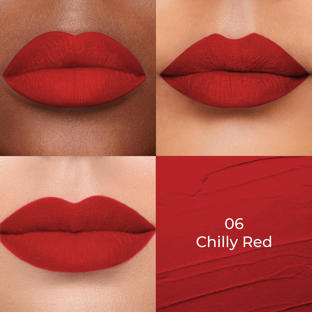 Lippie Creamy Matte Lipstick in 18 Rich Shades