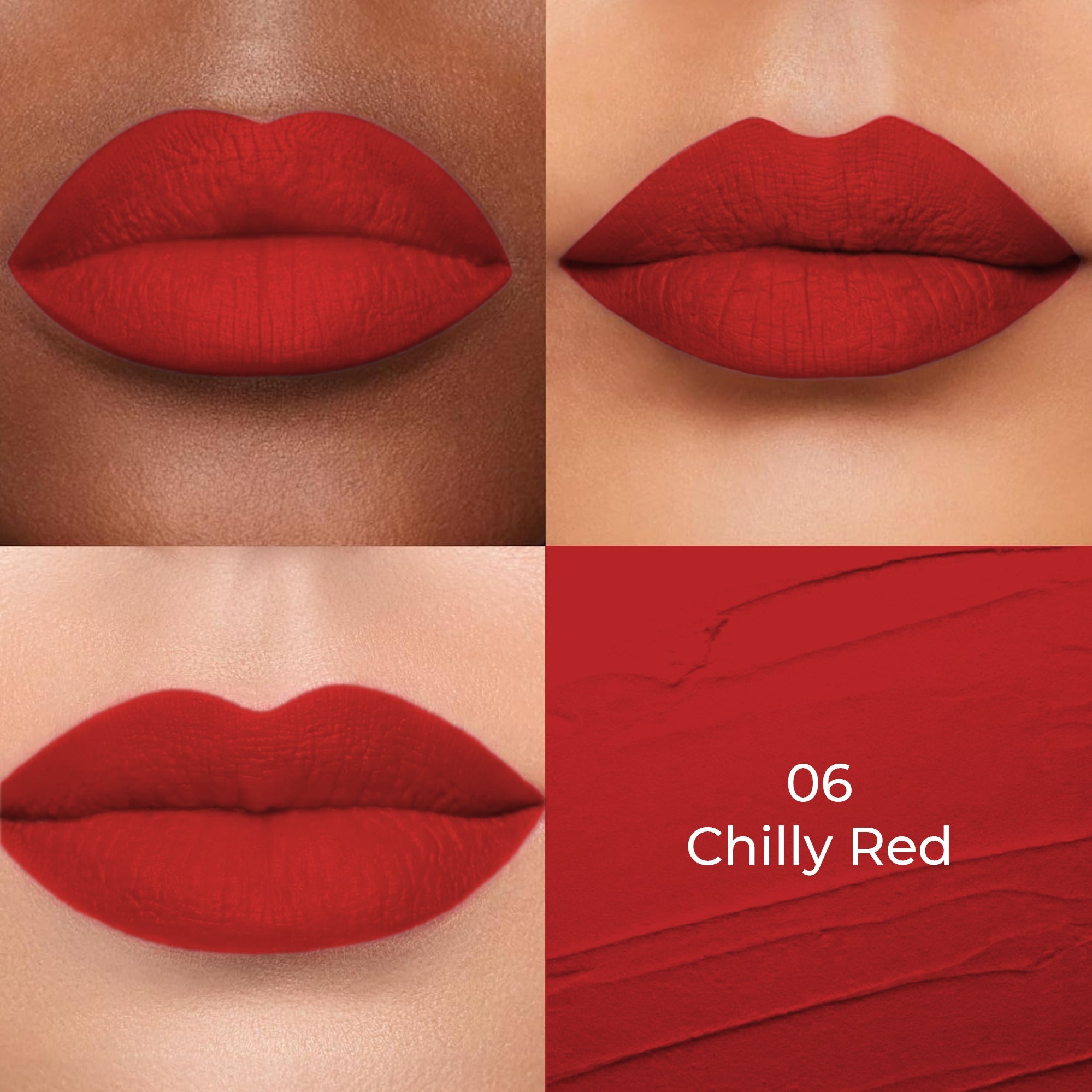 Lippie Creamy Matte Lipstick in 18 Rich Shades