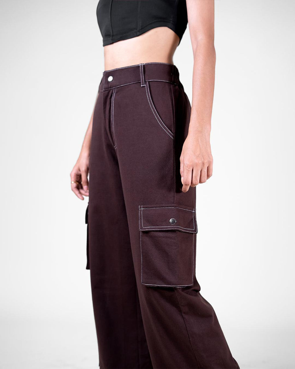 Hip Hop Drawstring Parachute Cargo Pants