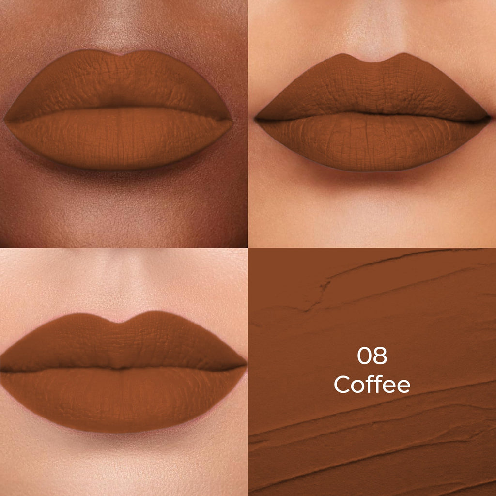 Lippie Creamy Matte Lipstick in 18 Rich Shades