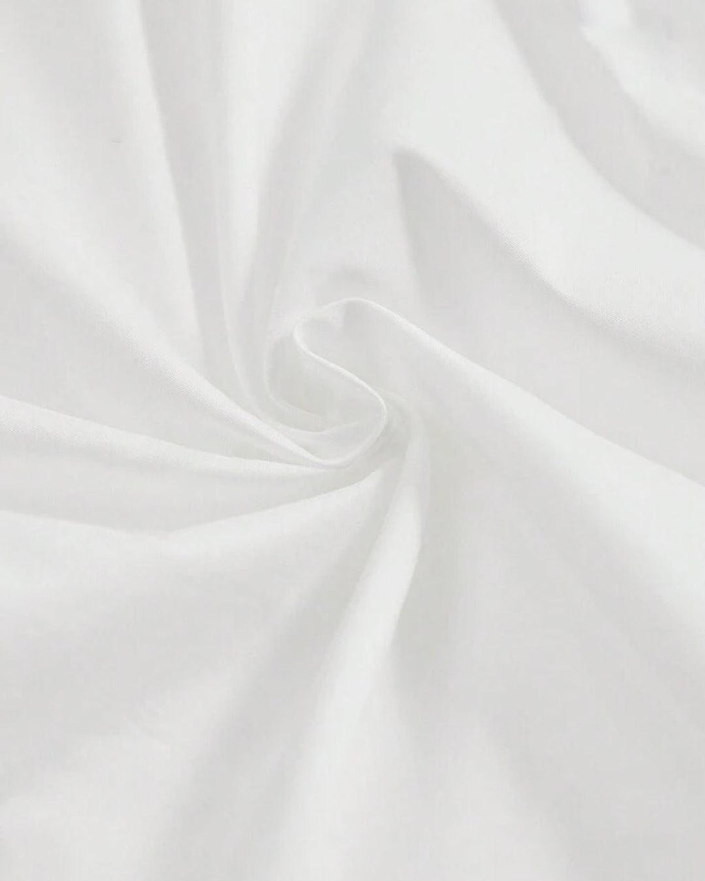 Collar Solid Pleated Zipper Long Sleeve White Shirt