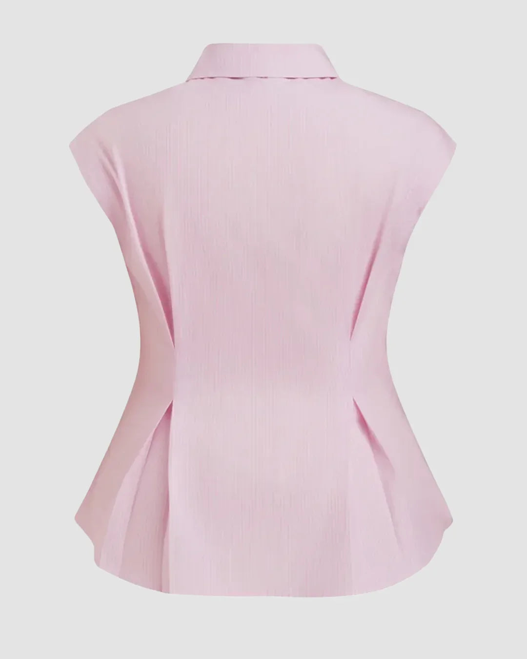 Collared Short Sleeve Button Down Shirt Curve & Plus