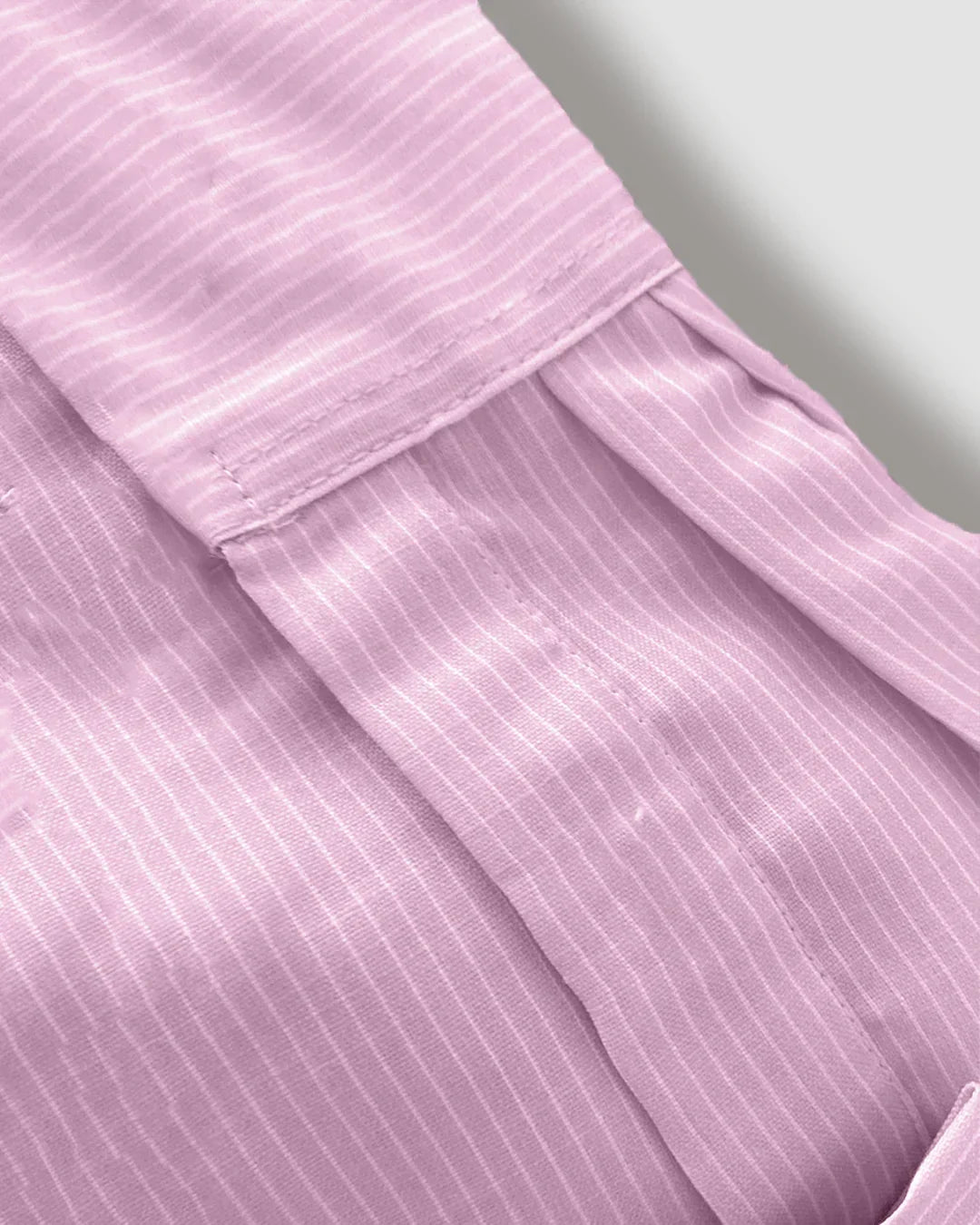 Collared Button Down Full Sleeve Formal Shirt in Pink