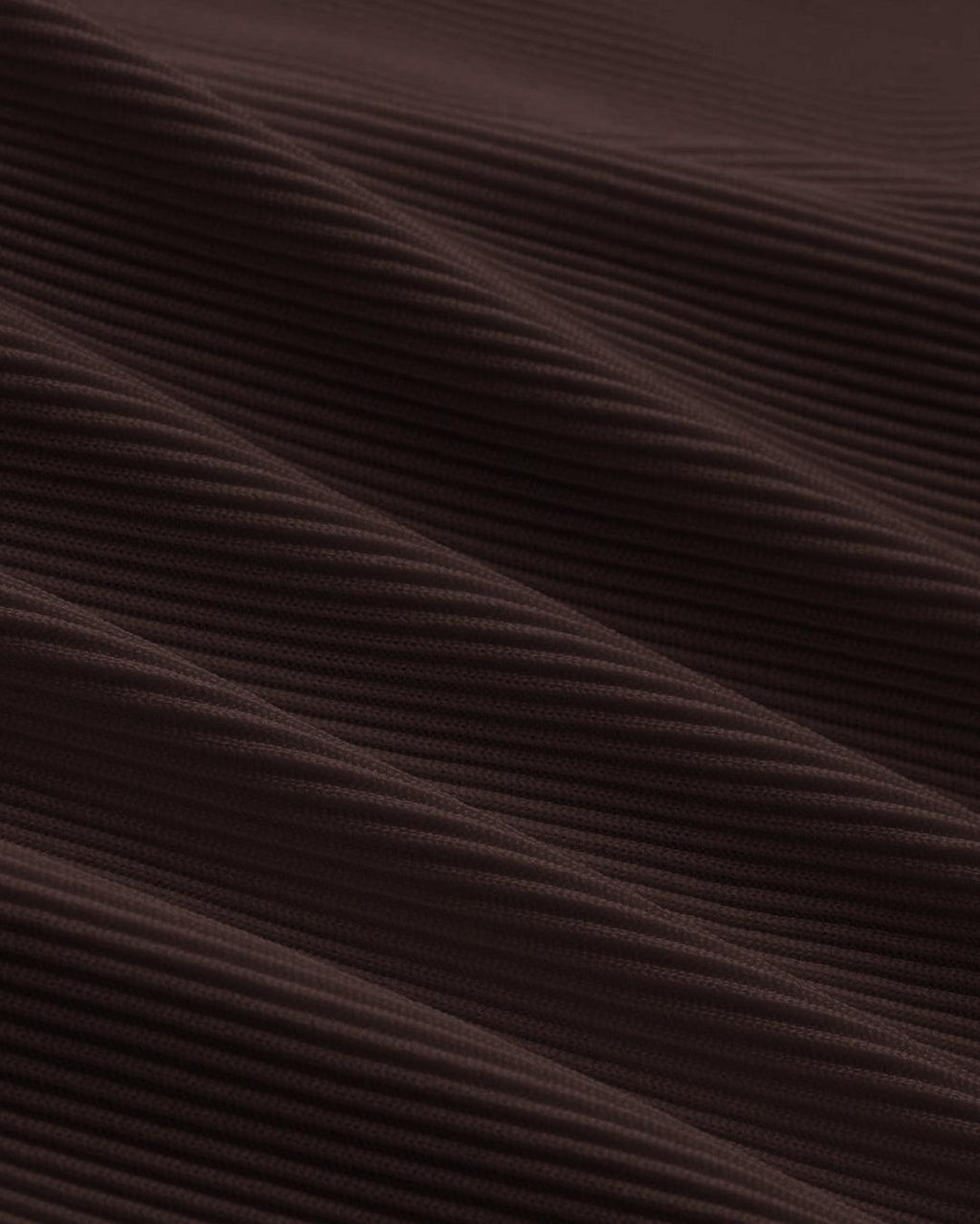 Collared V Neck Long Sleeve Button Front Top in Brown