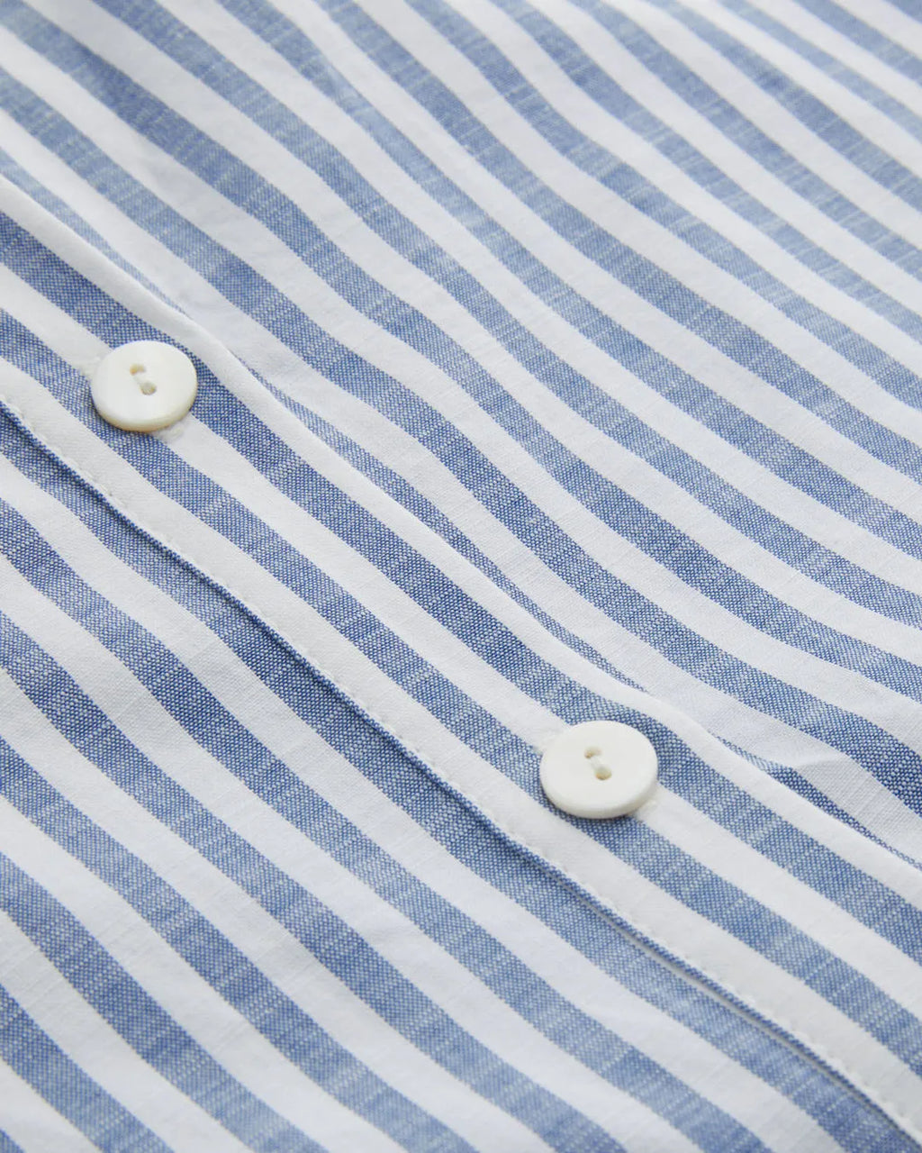 Collared V Neck Wrap Style Short Sleeve Shirt in Blue