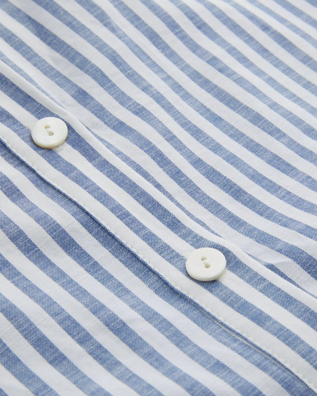 Collared V Neck Wrap Style Short Sleeve Shirt in Blue