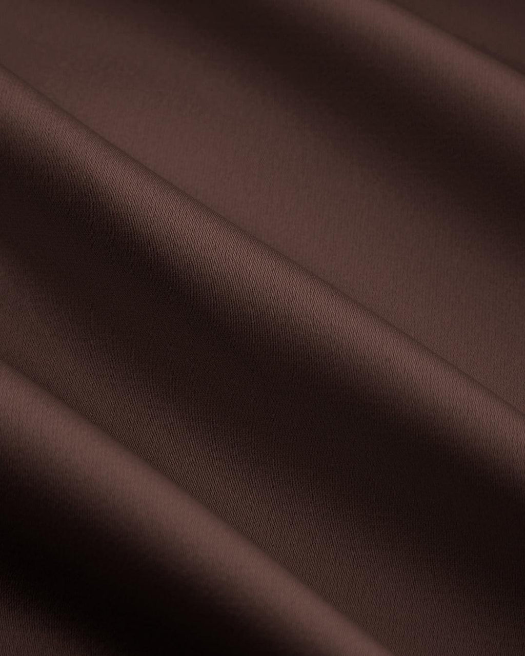 Cowl Neck Ruffle Satin Maxi Dress In Brown