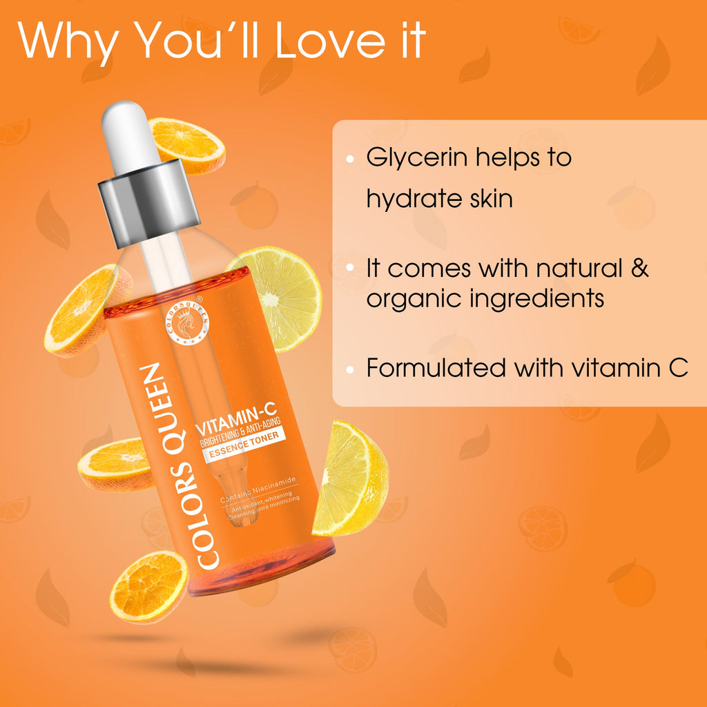 Vitamin-C Brightening & Anti Ageing Essence Toner | 100 ML