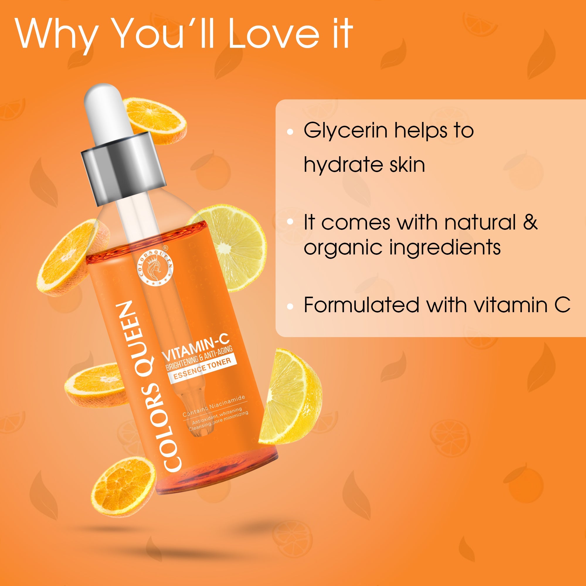 Vitamin-C Brightening & Anti Ageing Essence Toner | 100 ML