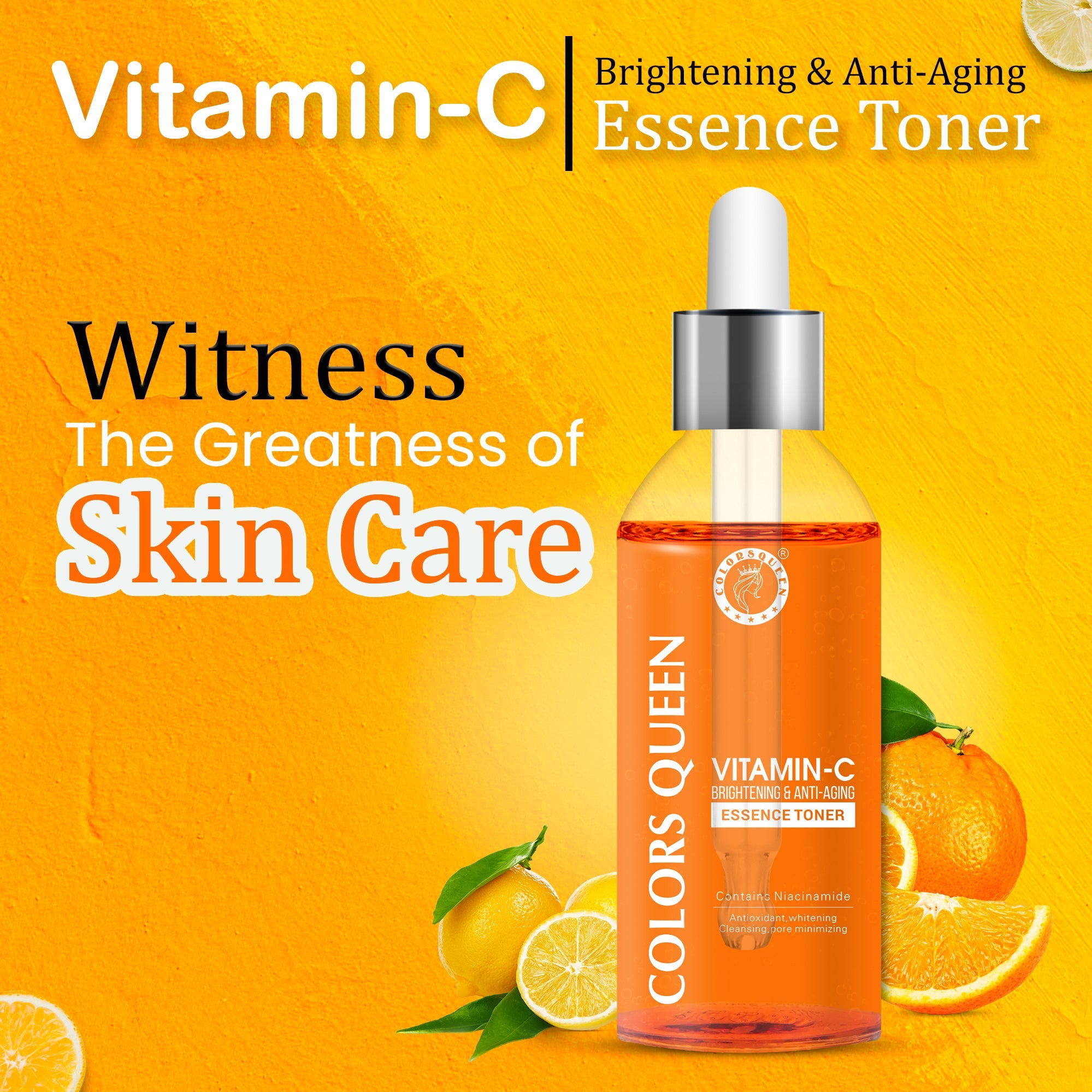 Vitamin-C Brightening & Anti Ageing Essence Toner | 100 ML