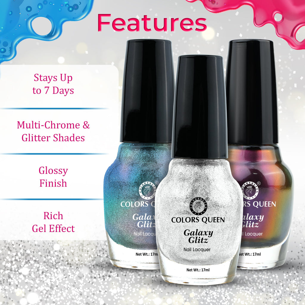 Galaxy Glitz Nail Paint | 17ml