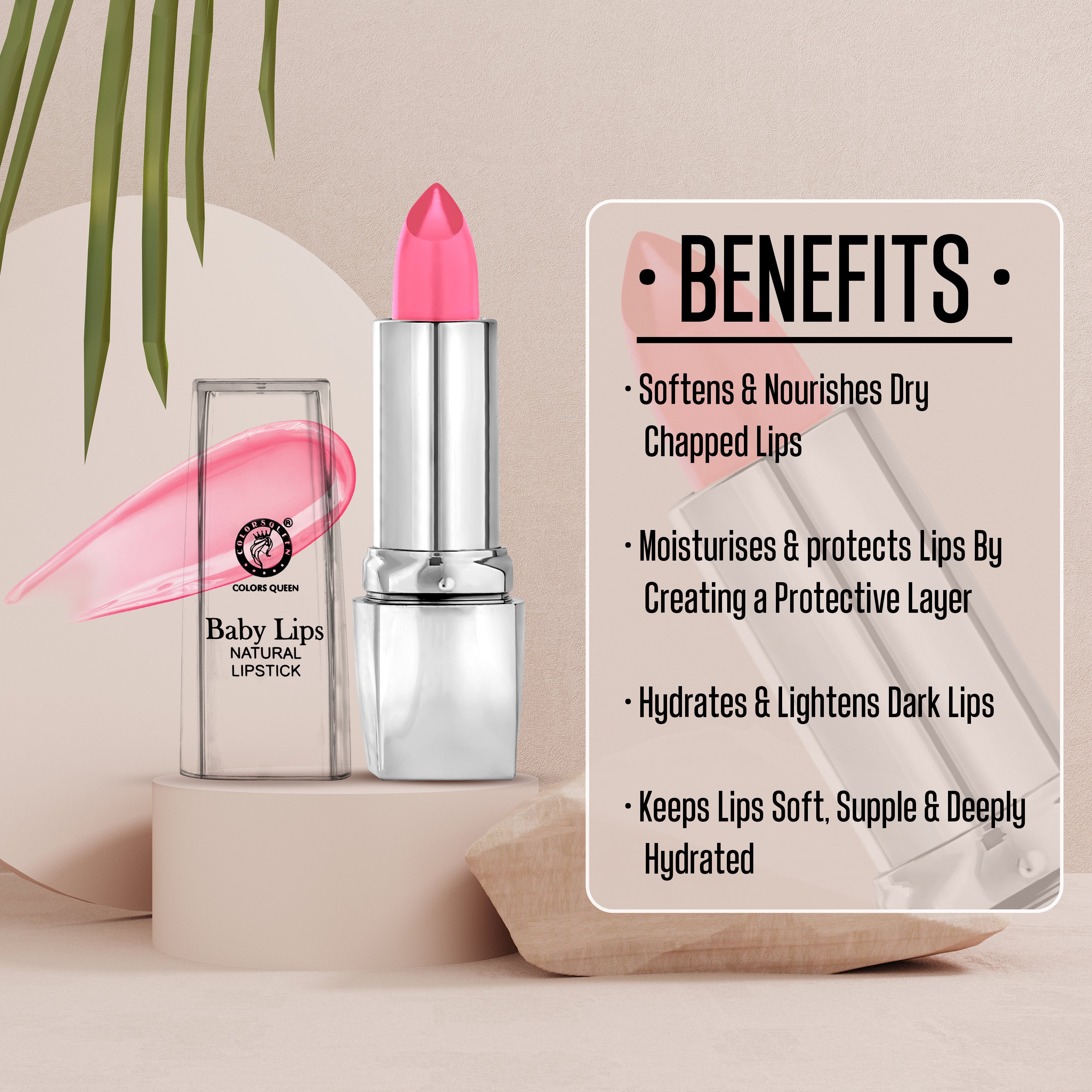 Baby Lips Natural Lip Balm for Hydration & Tint