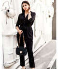 Button Down Roll-up Jumpsuit - Pinkkup