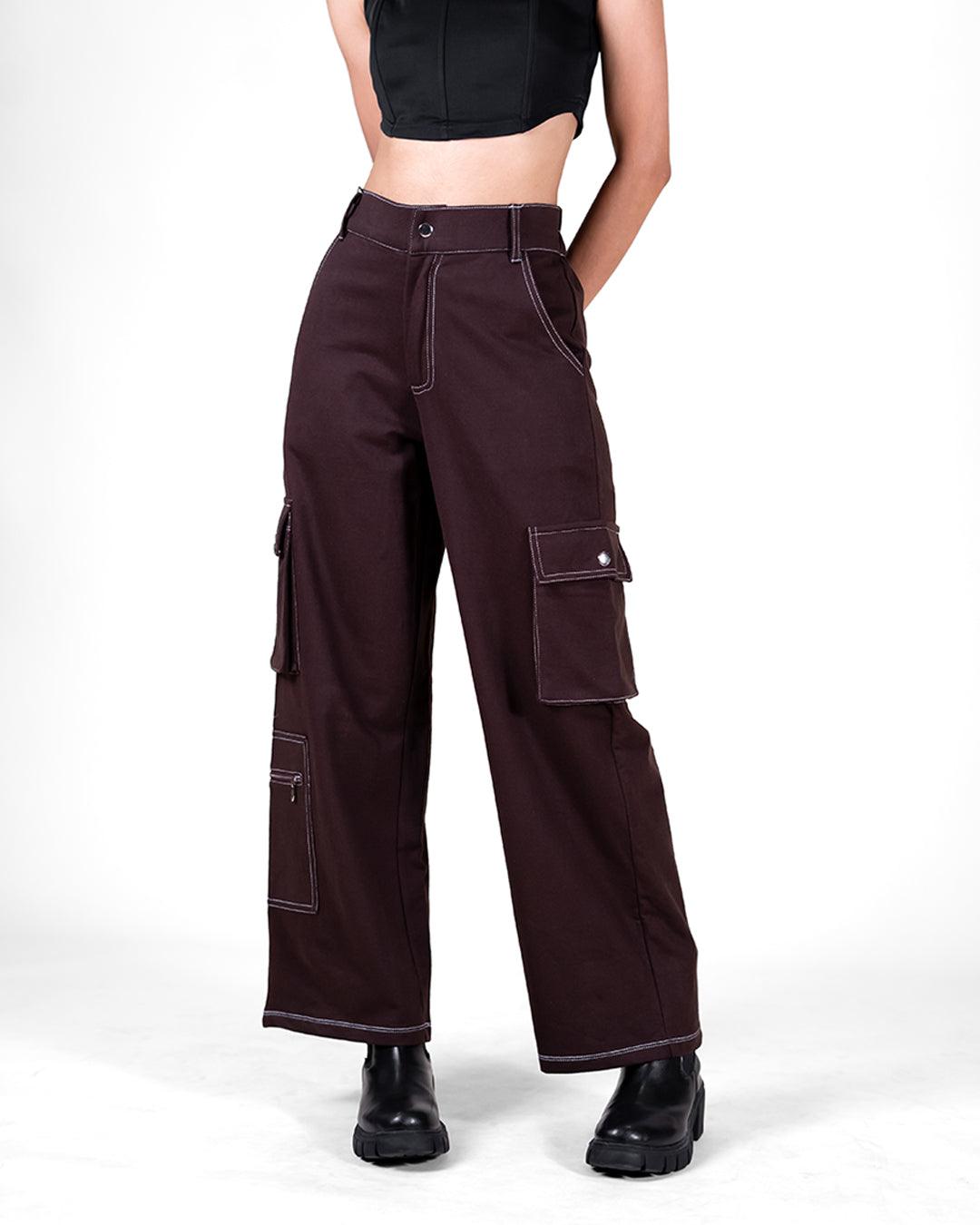 Hip Hop Drawstring Parachute Cargo Pants