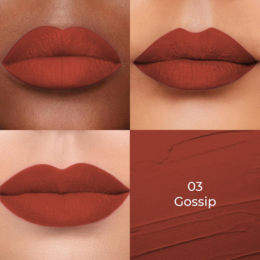 Lippie Creamy Matte Lipstick in 18 Rich Shades