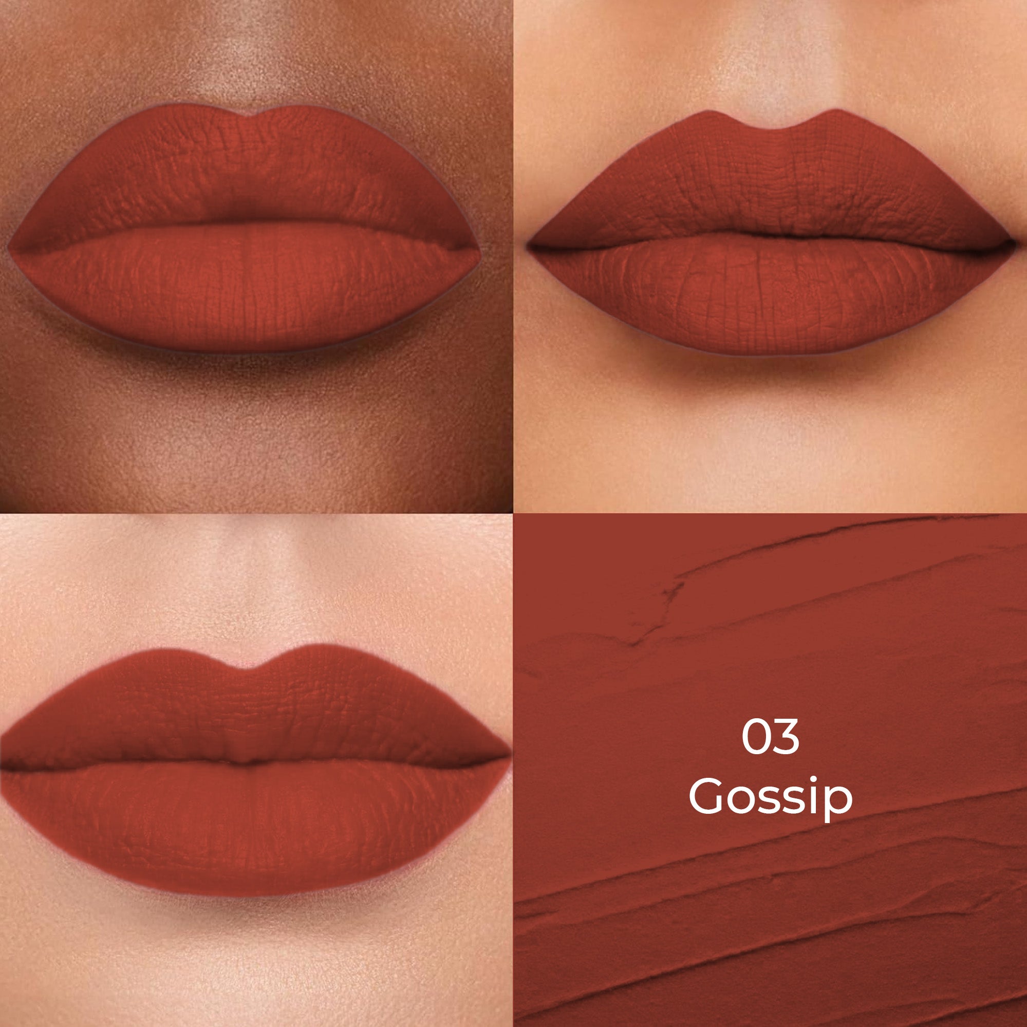 Lippie Creamy Matte Lipstick in 18 Rich Shades
