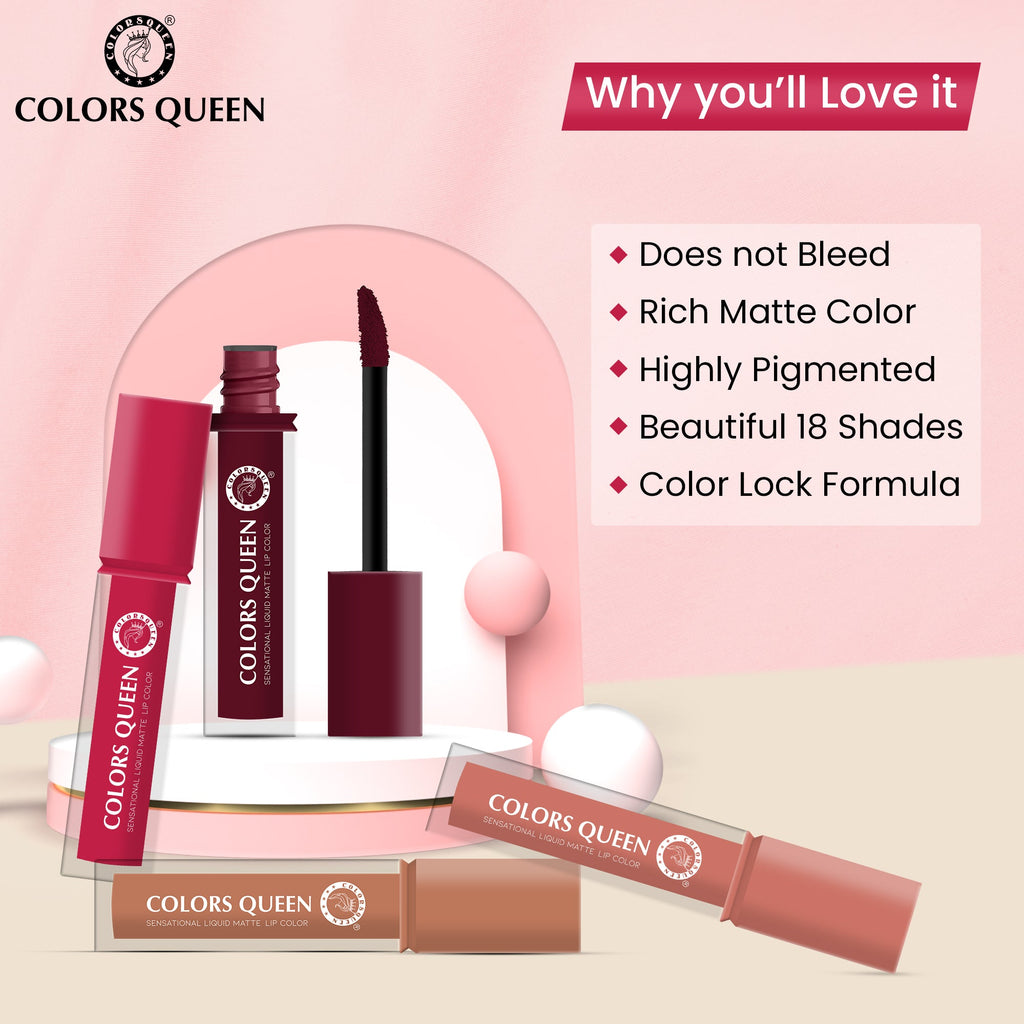 Sensational Liquid Matte Lipstick - Smooth Shades
