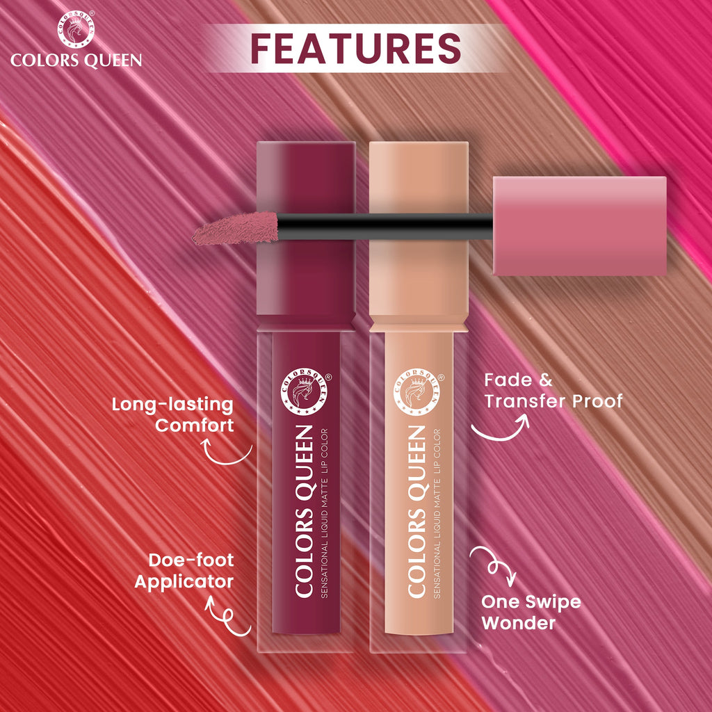 Sensational Liquid Matte Lipstick - Smooth Shades