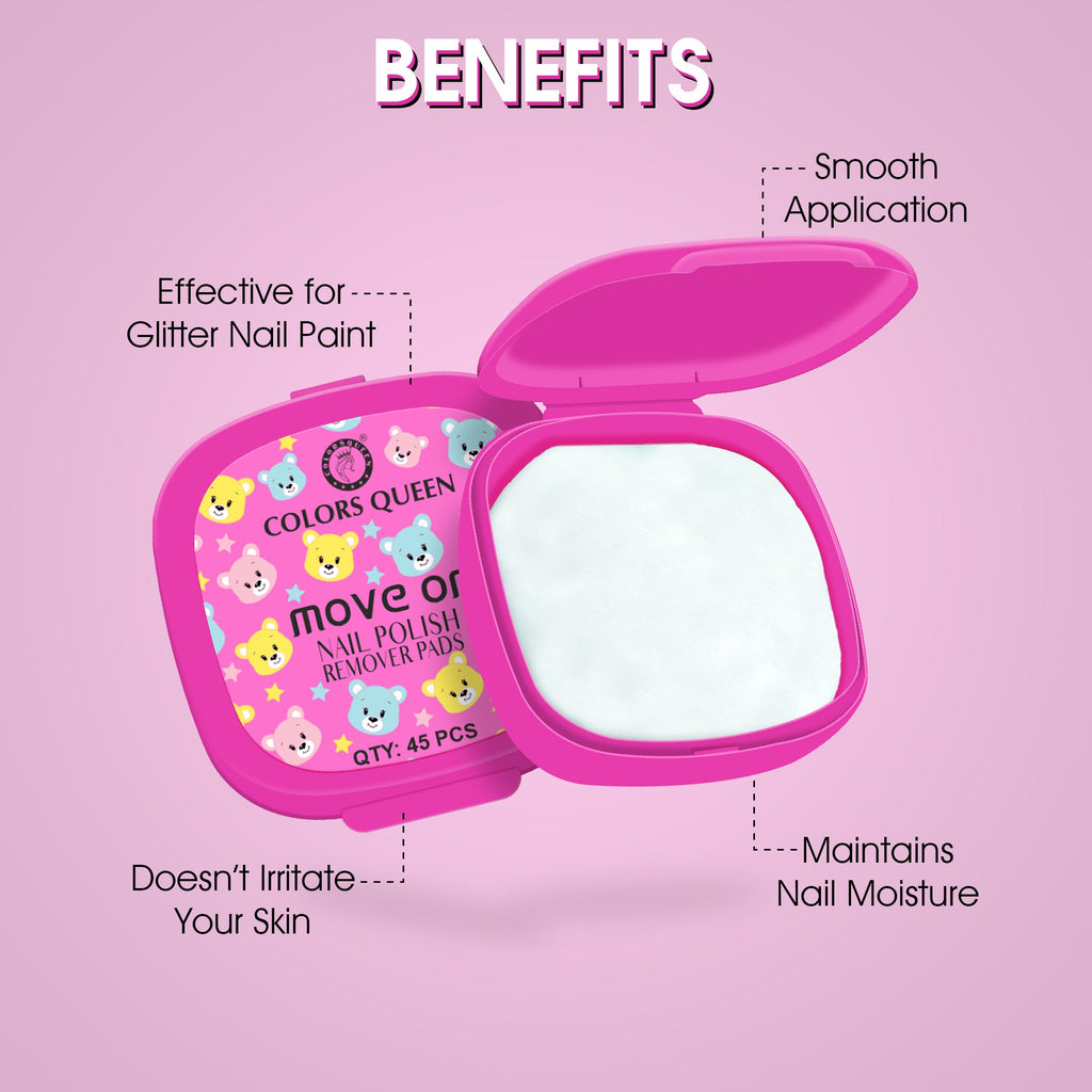 Move On Nail Polish Remover Pads | 45 Pads