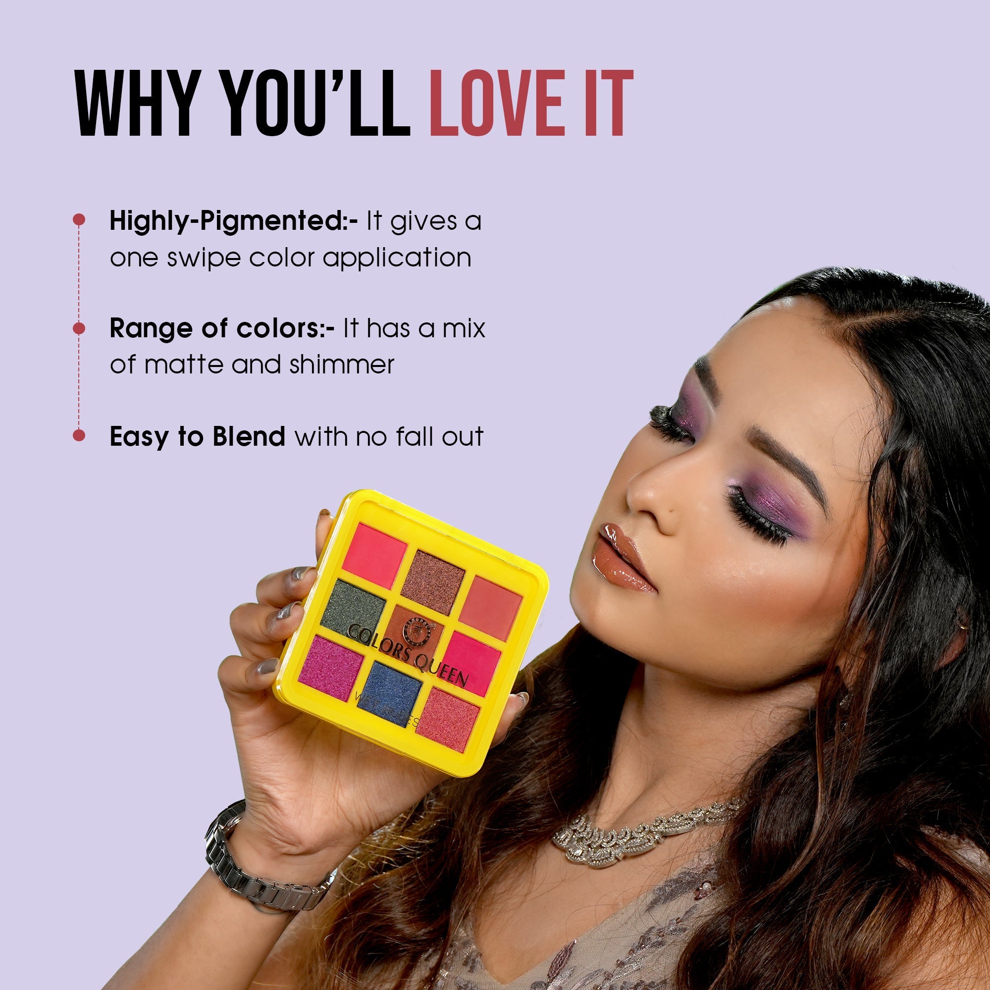 9 Color Eyeshadow Palette | 18 Gram