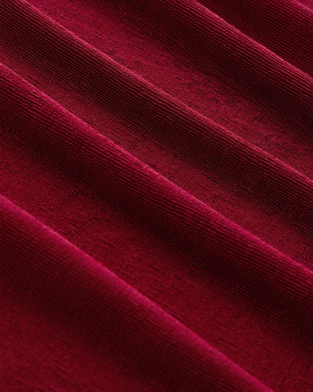 High Neck Twist Ruched Split Maxi Dress Curve & Plus In Redberry