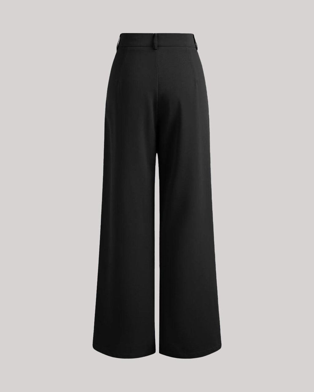 High Rise Loose Fit Wide Leg Baggy Pants in Black