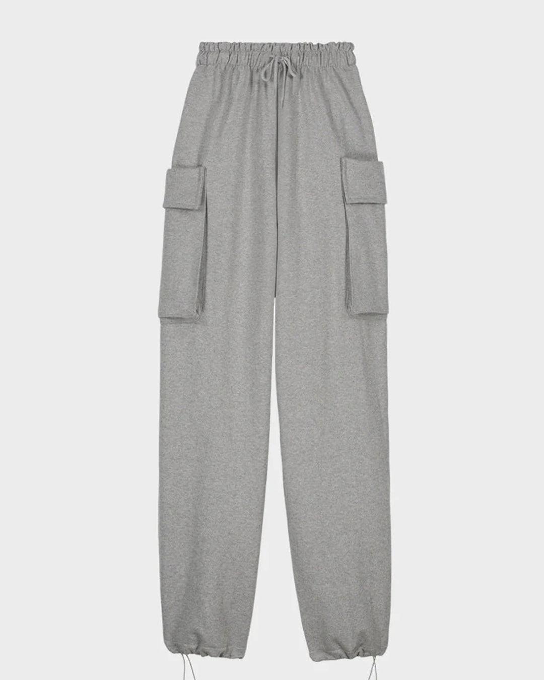 High Waist Wide Balloon Fit Cargo Pants In +