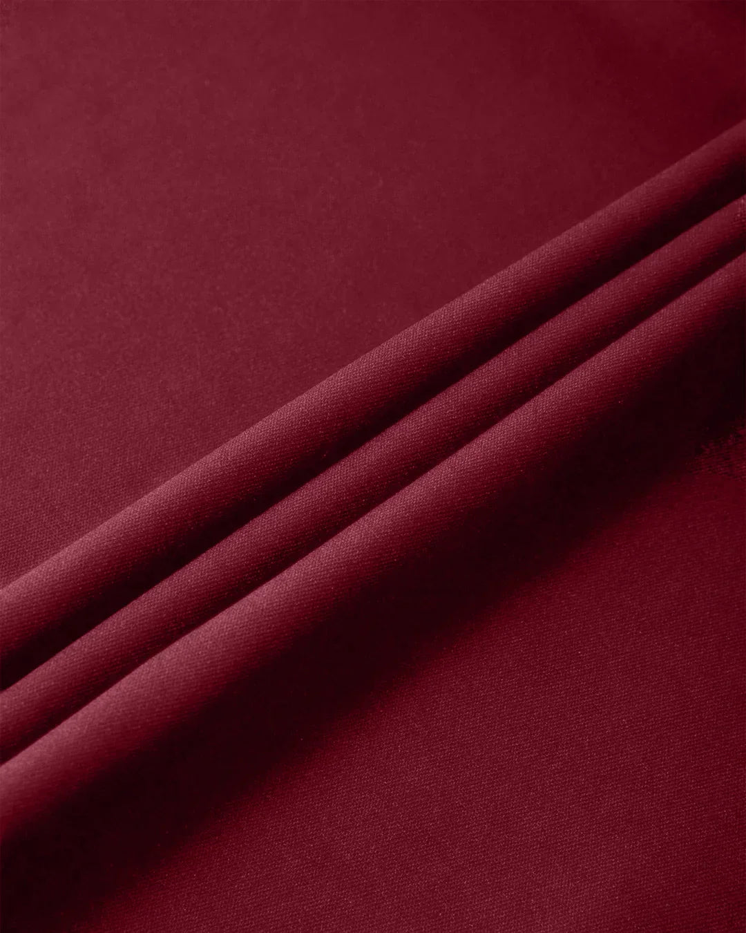 High Neck Ruched A-Line Mini Dress in Burgundy