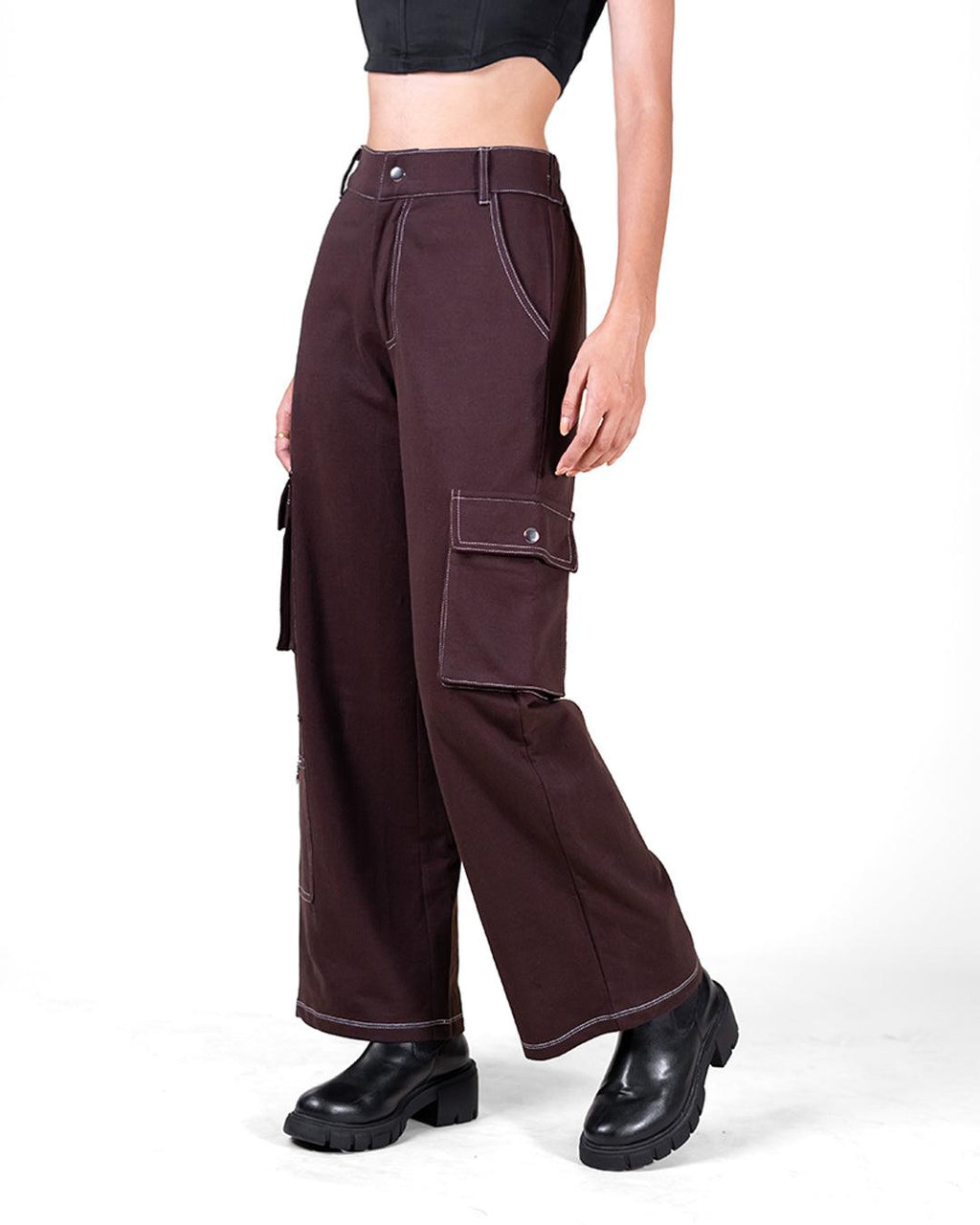 Hip Hop Drawstring Parachute Cargo Pants
