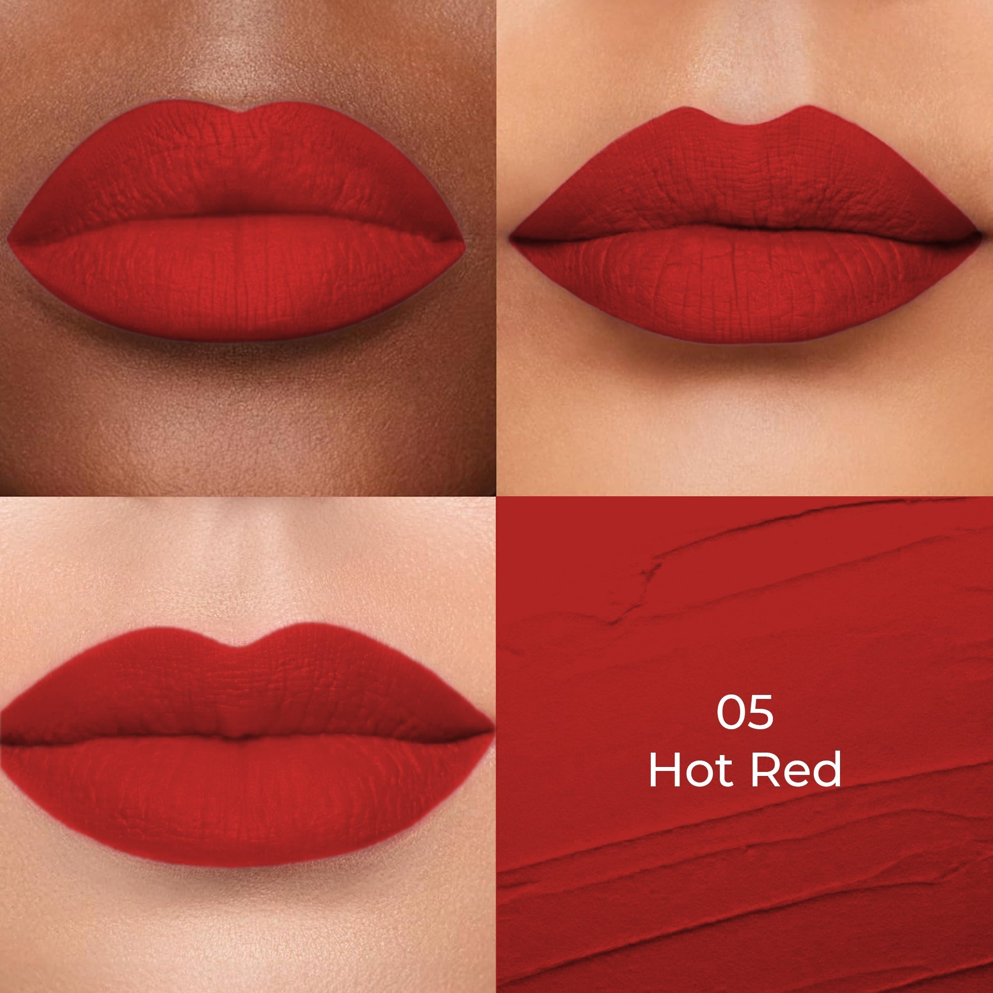 Lippie Creamy Matte Lipstick in 18 Rich Shades