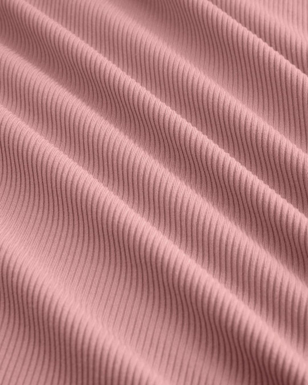 Knitted Short Sleeve Bodycon Dress With Pleated Waist In Pink Curve & Plus