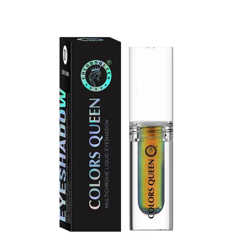 Multichrome Liquid Eyeshadow With Holographic Finish..