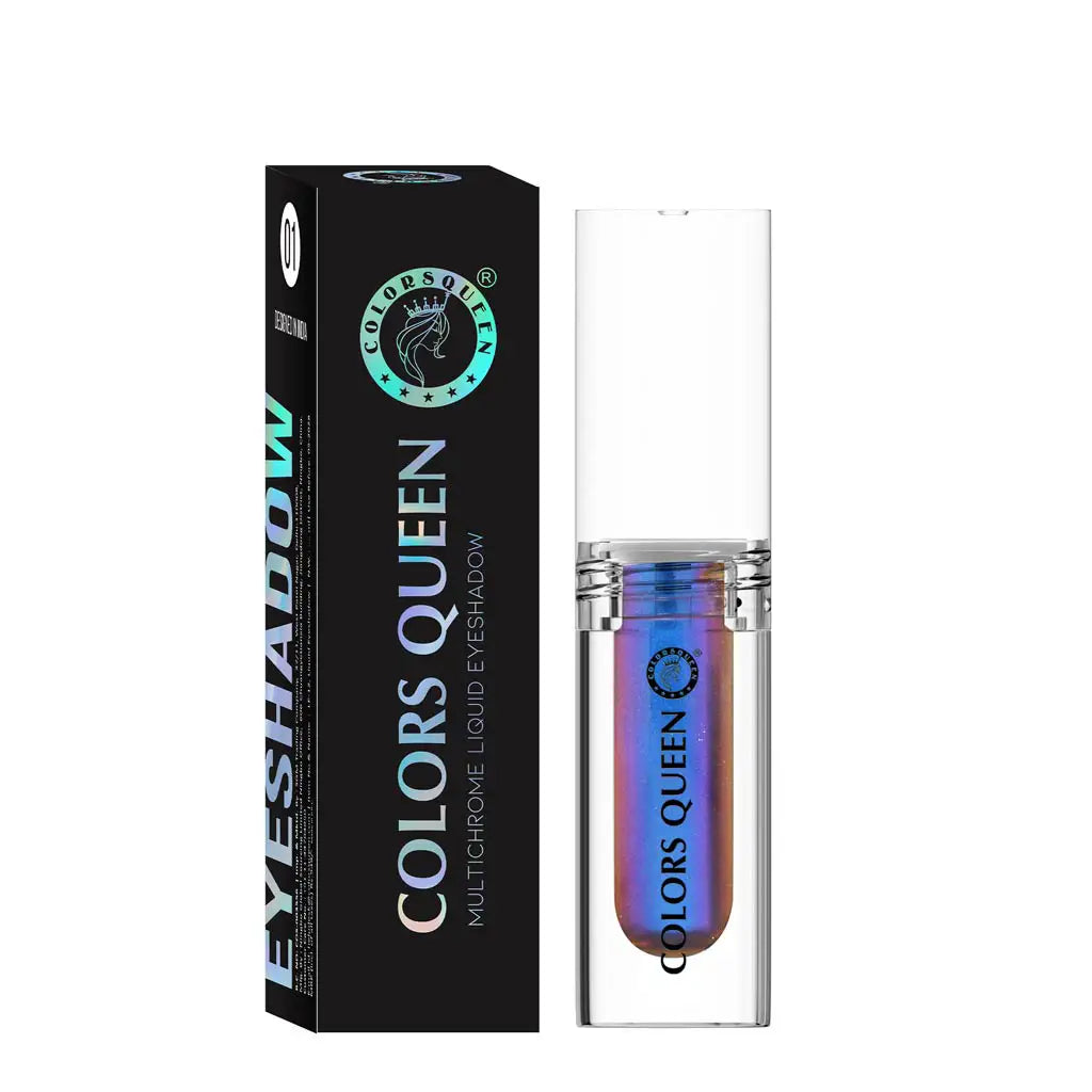 Multichrome Liquid Eyeshadow With Holographic Finish..