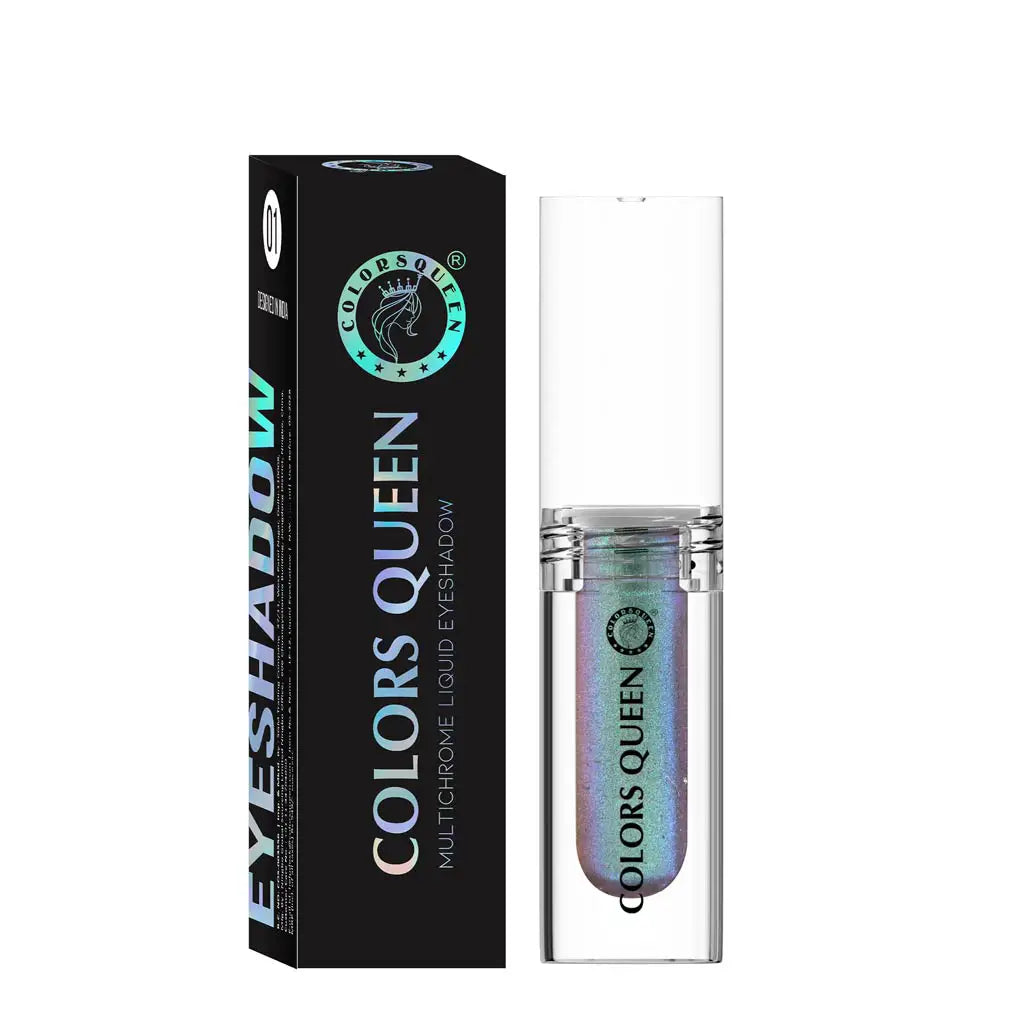 Multichrome Liquid Eyeshadow With Holographic Finish..