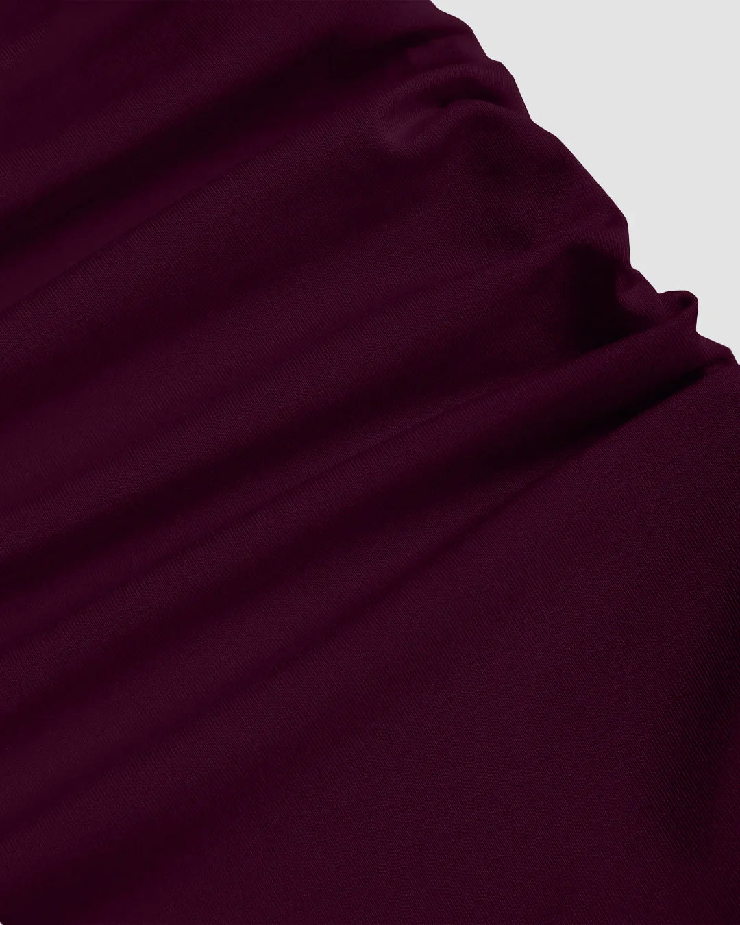 Maroon Flared Pleated Low-Neck Halter Tie Maxi Dress