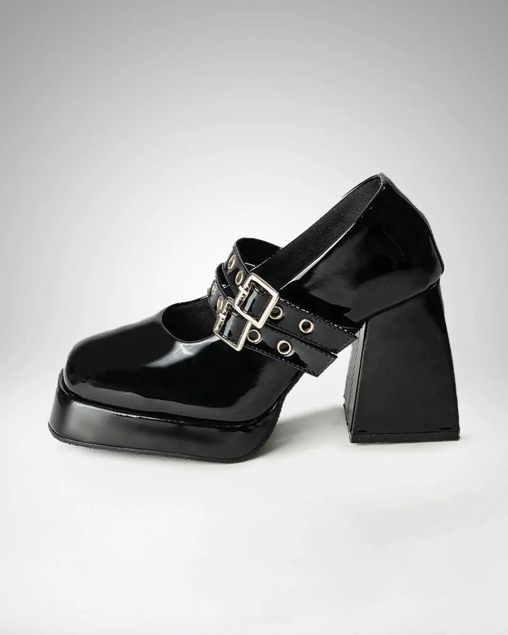 Mary Jane Block Heel Classic Design Alluring Shoes