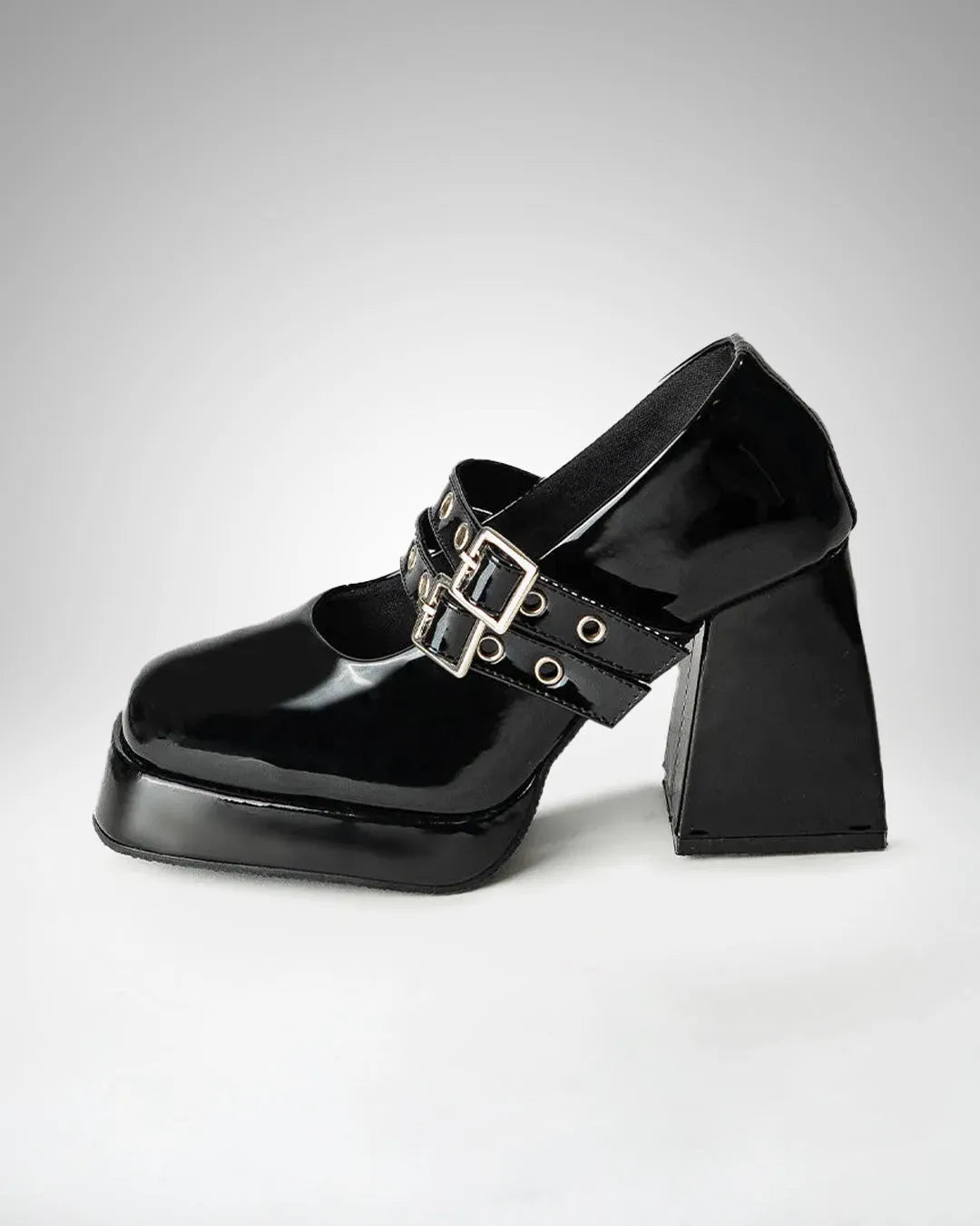 Mary Jane Block Heel Classic Design Alluring Shoes