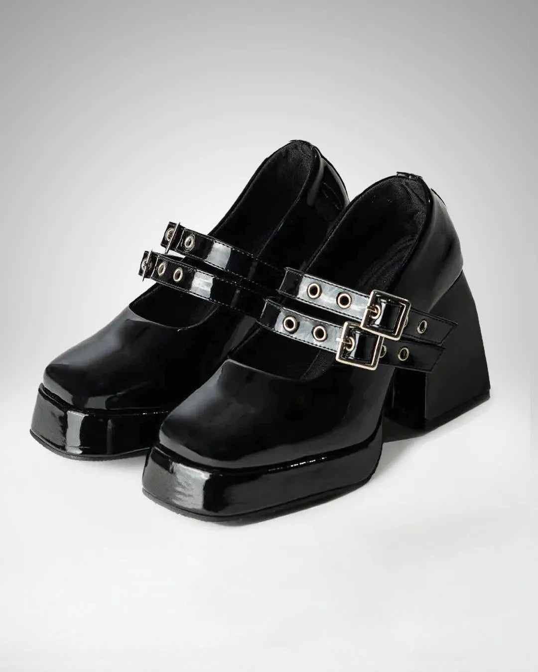 Mary Jane Block Heel Classic Design Alluring Shoes