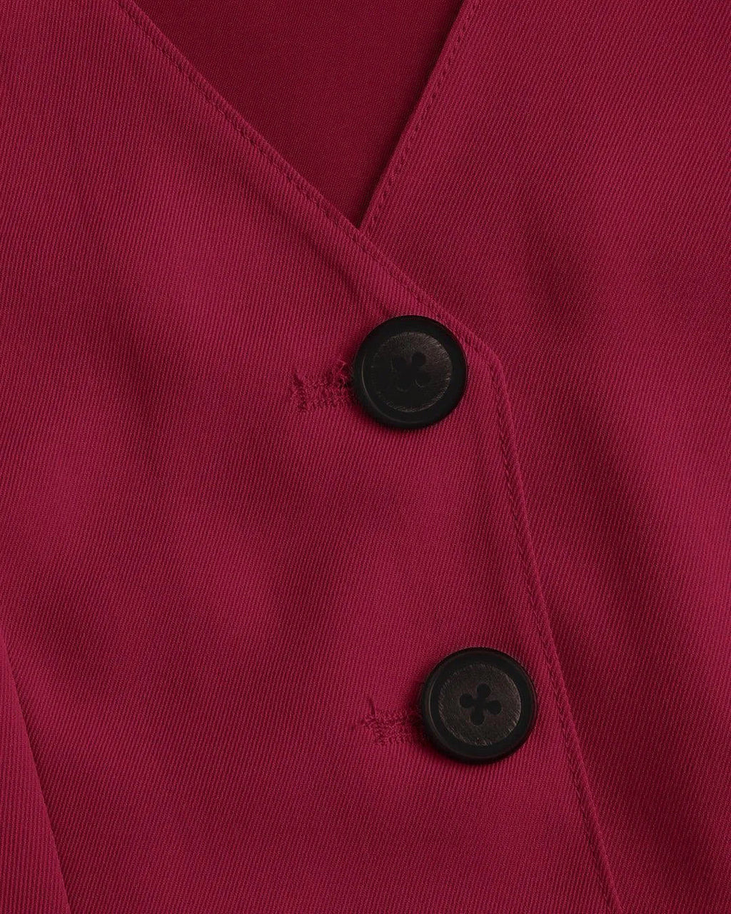 Matching Set of Vest Coat and Trouser in Burgundy