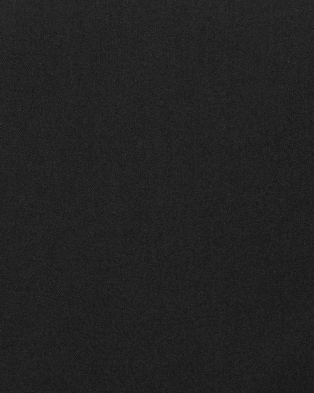 Lantern Sleeve Square Neck Slit Thigh Black Dress