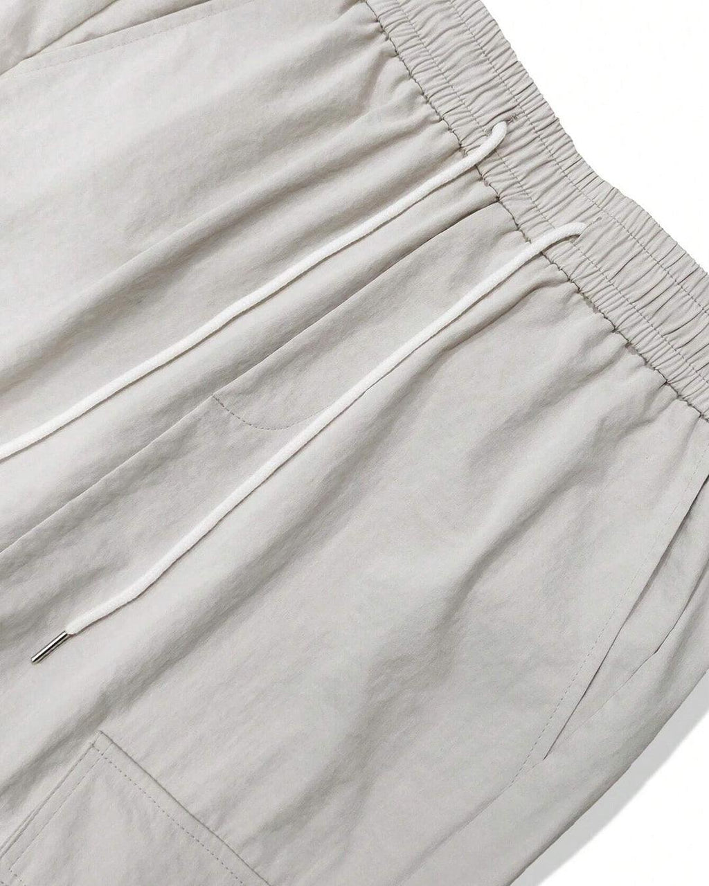 Men Fashion Multi Pocket Casual Breathable Baggy Cargo Pants In Apricot